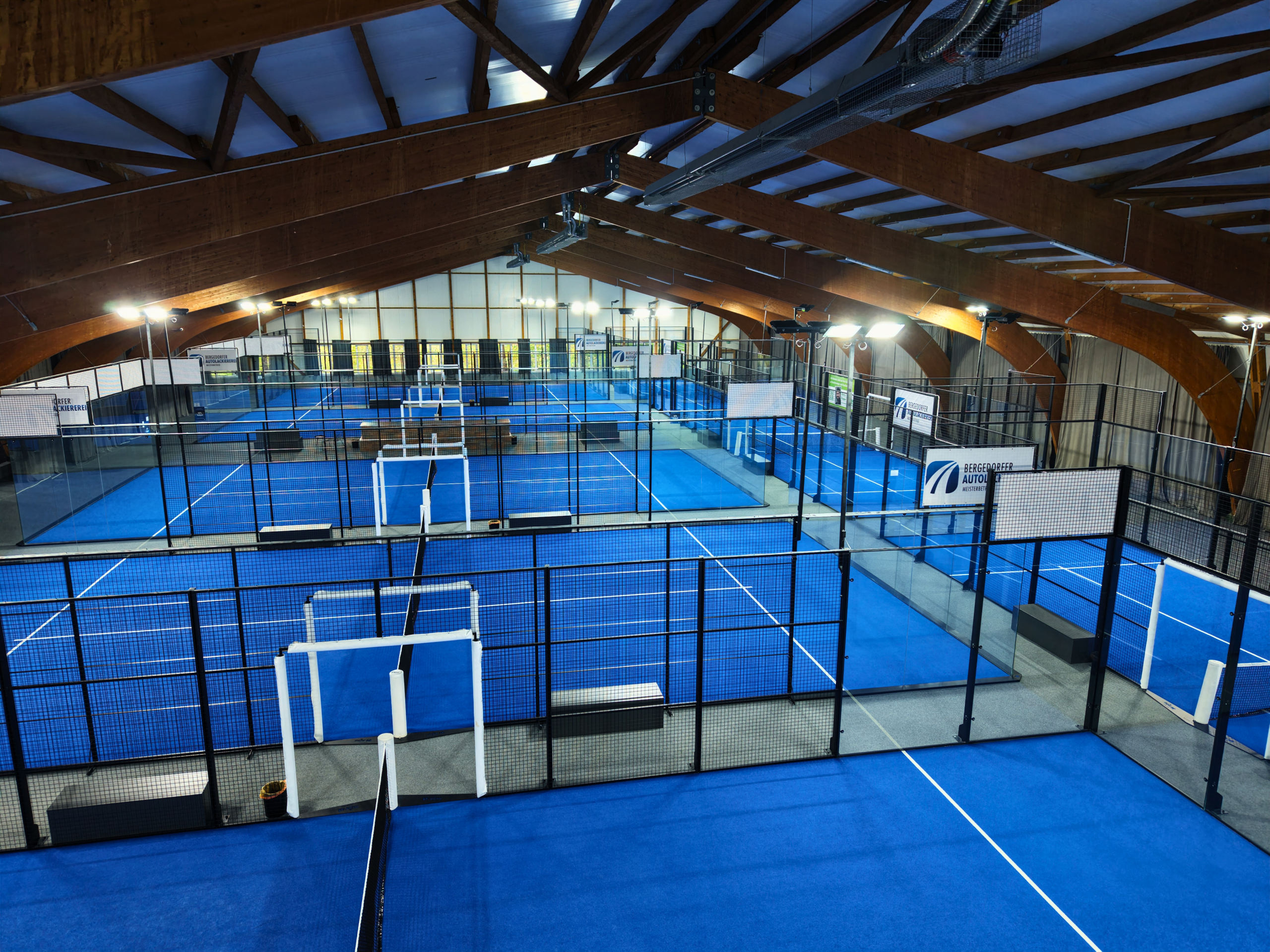 hansepadel drohnenaufnahme der padel courts